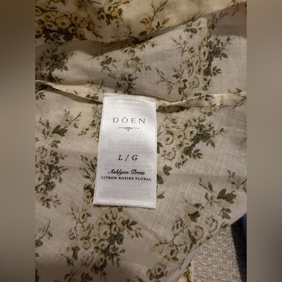 DÔEN Ashlynn Floral Cotton Midi-Dress - Picture 7 of 7